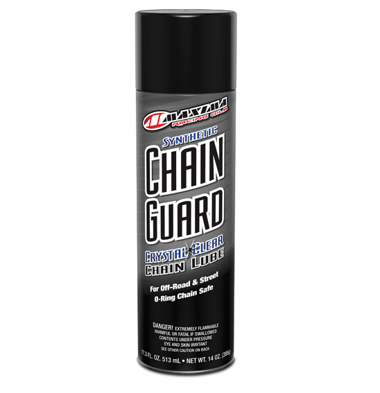 Maxima Chain Guard Combo Kit - Chain Cleaner & Synthetic Lube For Motorcycles