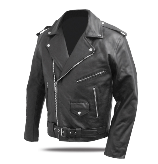 NEO Chopper Jacket - Classic Brando Style NEO Motorcycle Clothing - Leather Clothing - ROAD 